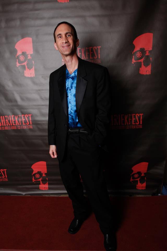 Gregory Blair on the red carpet at Shriekfest 2011
