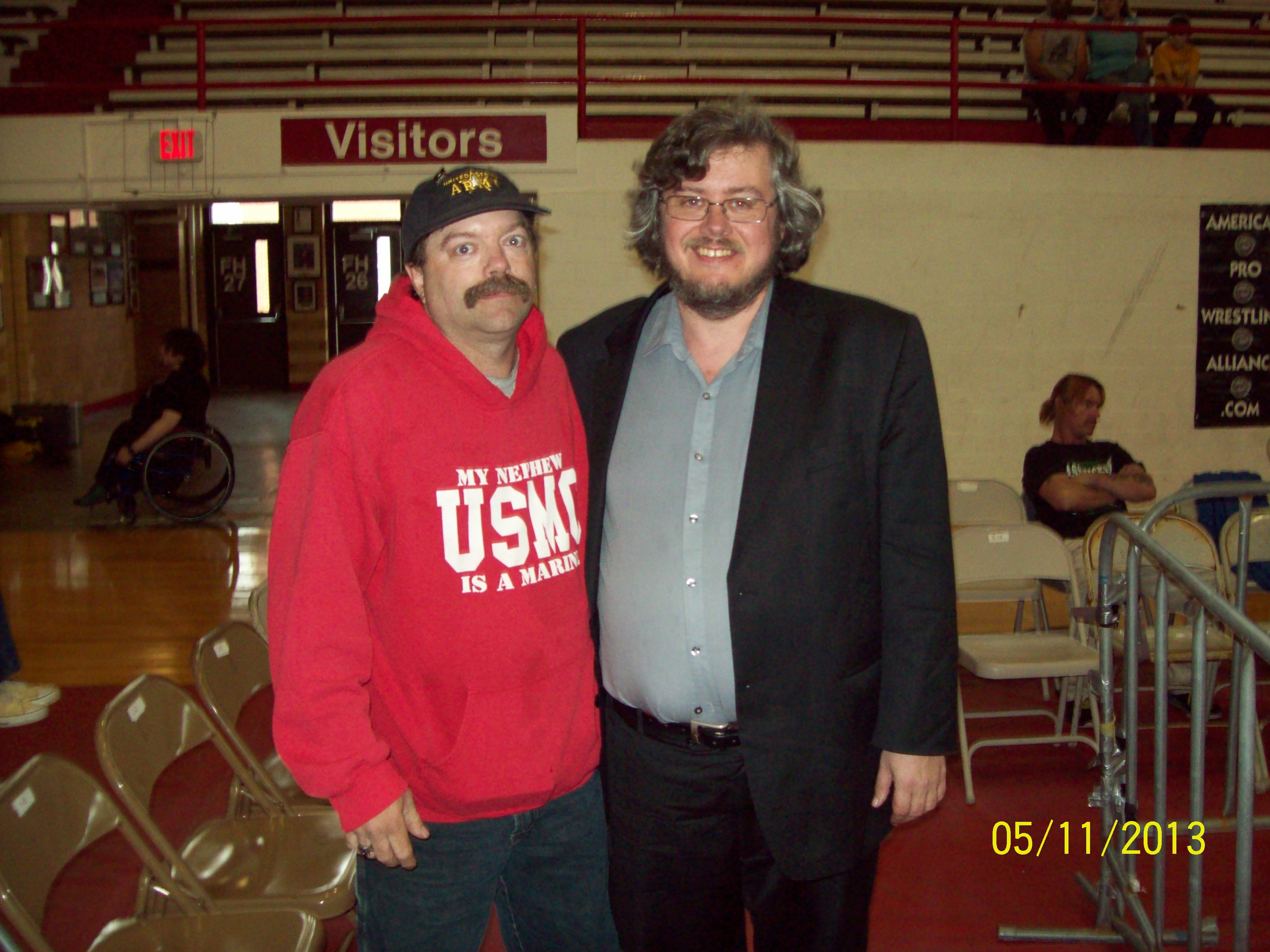 Me and Cody Knotts. Director of Pro Wrestlers VS Zombies