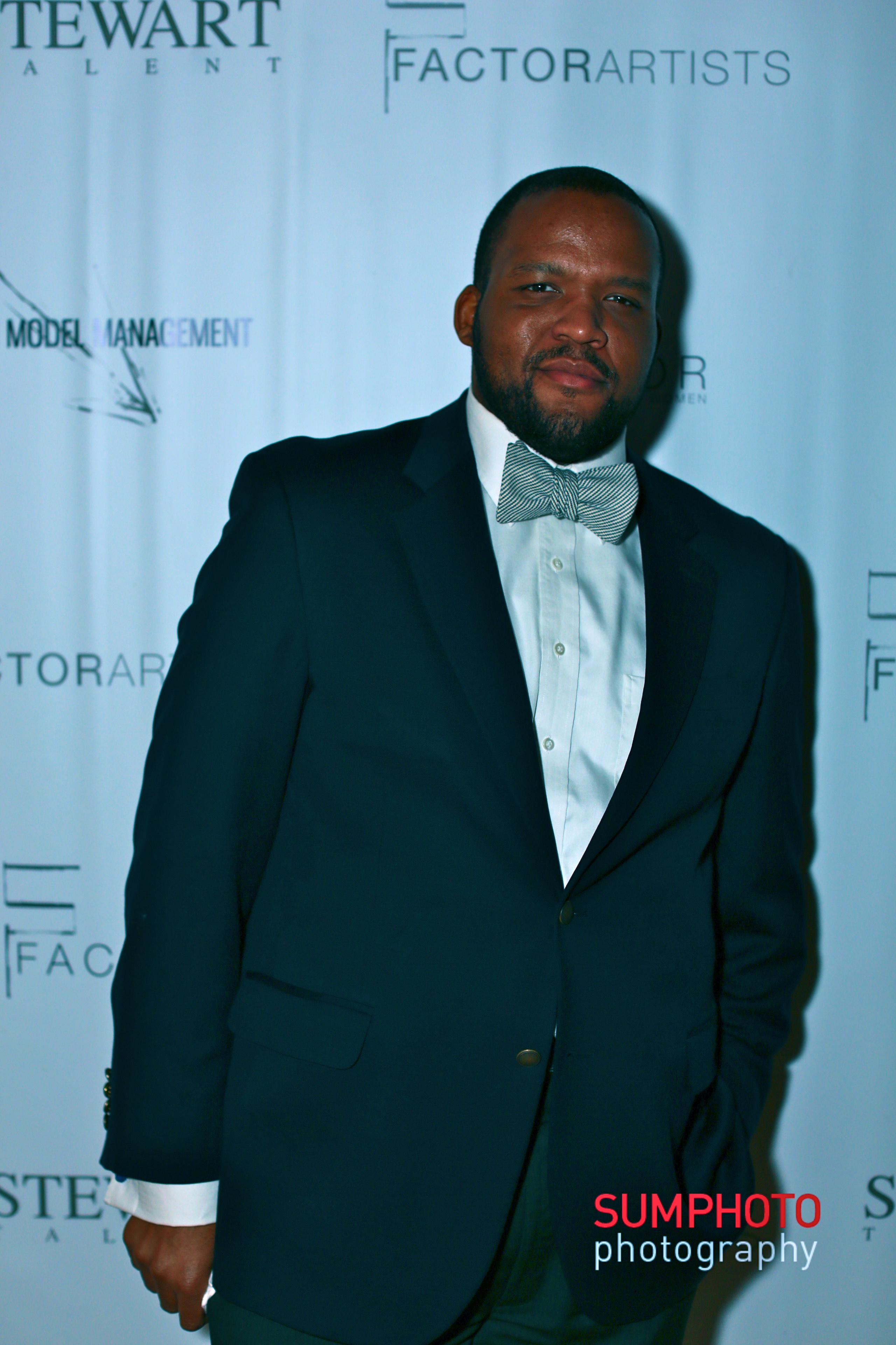 R. Charles Wilkerson at Stewart Talent's 2015 Holiday Party