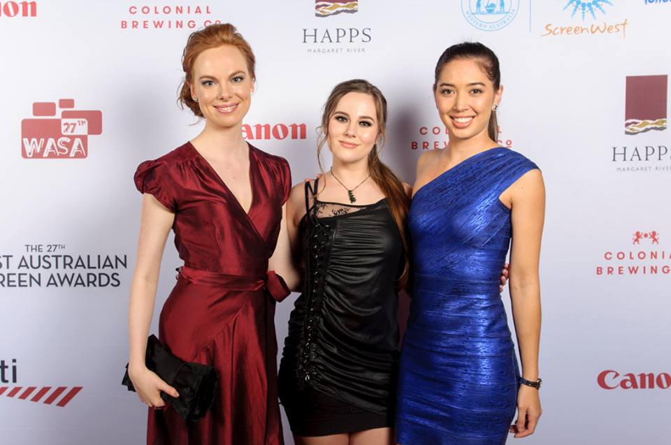 Acacia Daken, Alla Hand and Tanya Jade at the 27th Annual WA Screen Awards