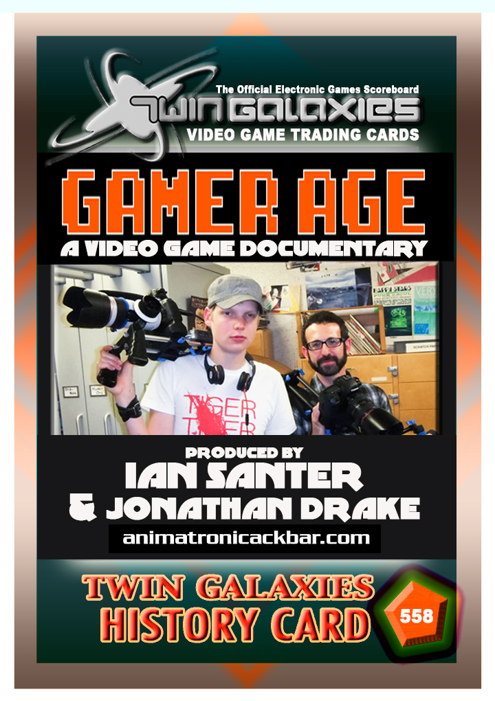 Ian Todd Santer + Jonathan Drake Gamer Age_ Twin Galaxies History Card #558