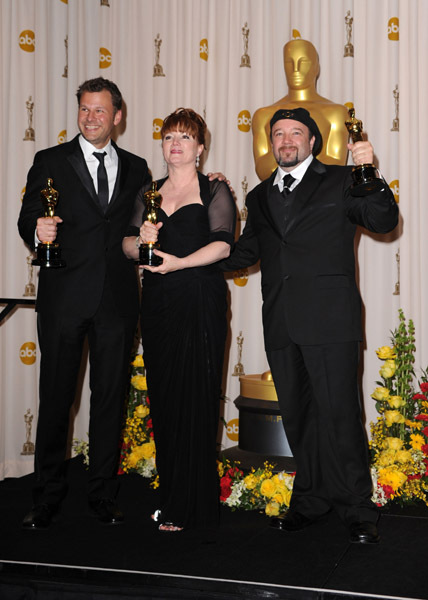 Barney Burman and Joel Harlow at event of The 82nd Annual Academy Awards (2010)