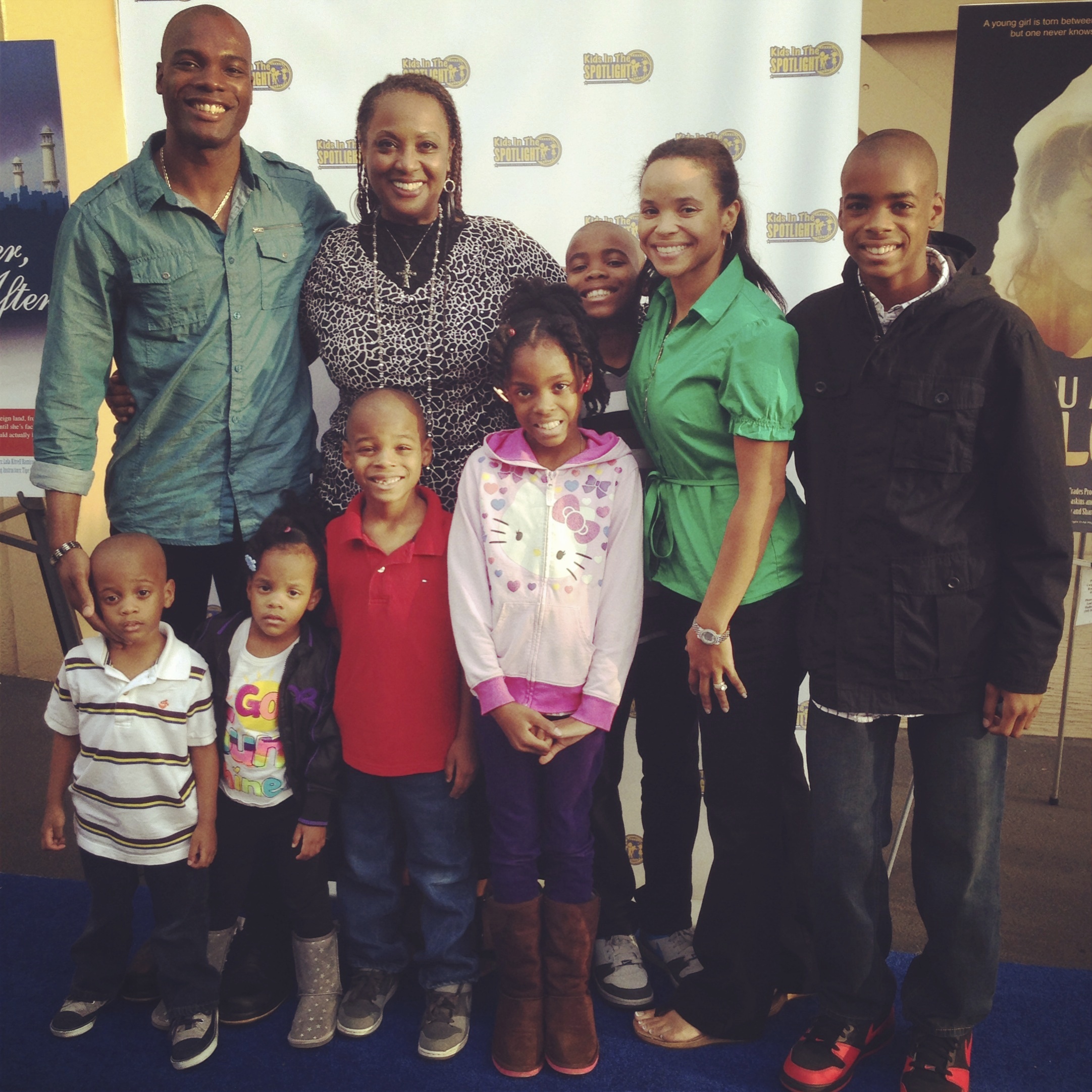 Kids In The Spotlight Blue Carpet Event at Sony StudiosA family affair.