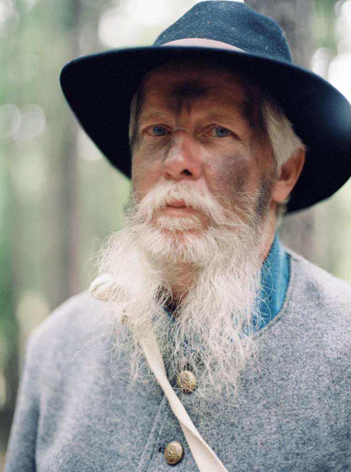 Confederate frontline soldier in the Civil War movie Union