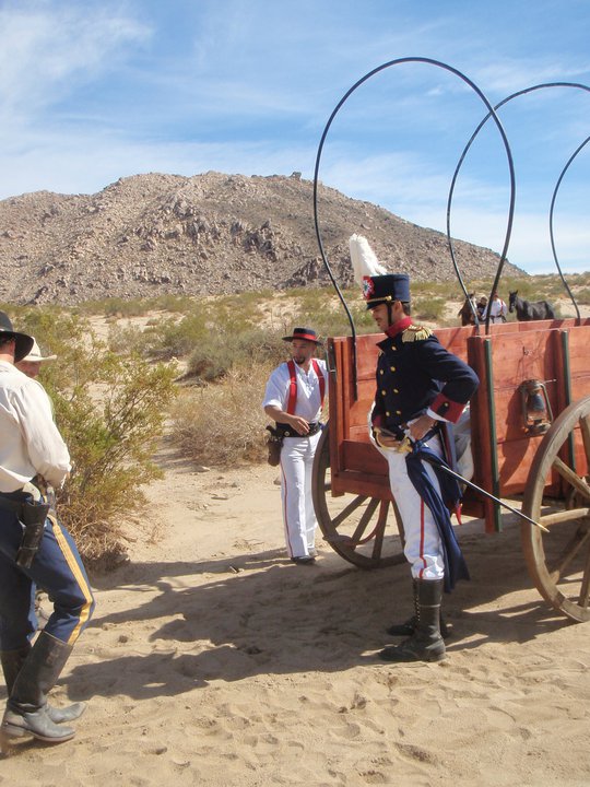 Cowboys & Indians (2011) set/location photo of Armando DuBon Jr and David Coretti.