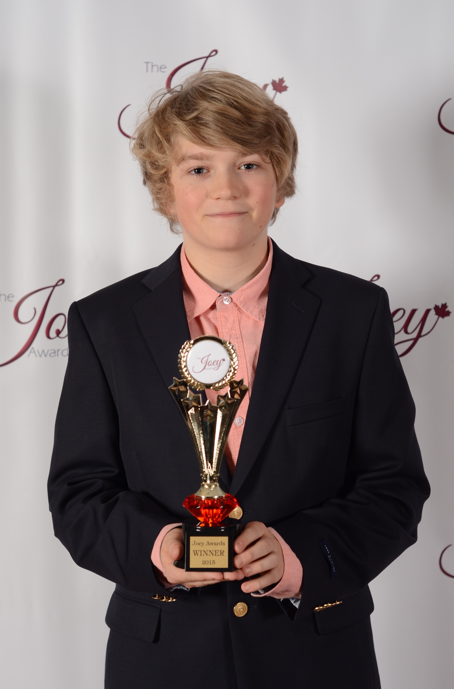 2015 Joey Award Winner Liam Dickinson - Best Guest Star for The Haunting Hour (Mrs. Worthington)