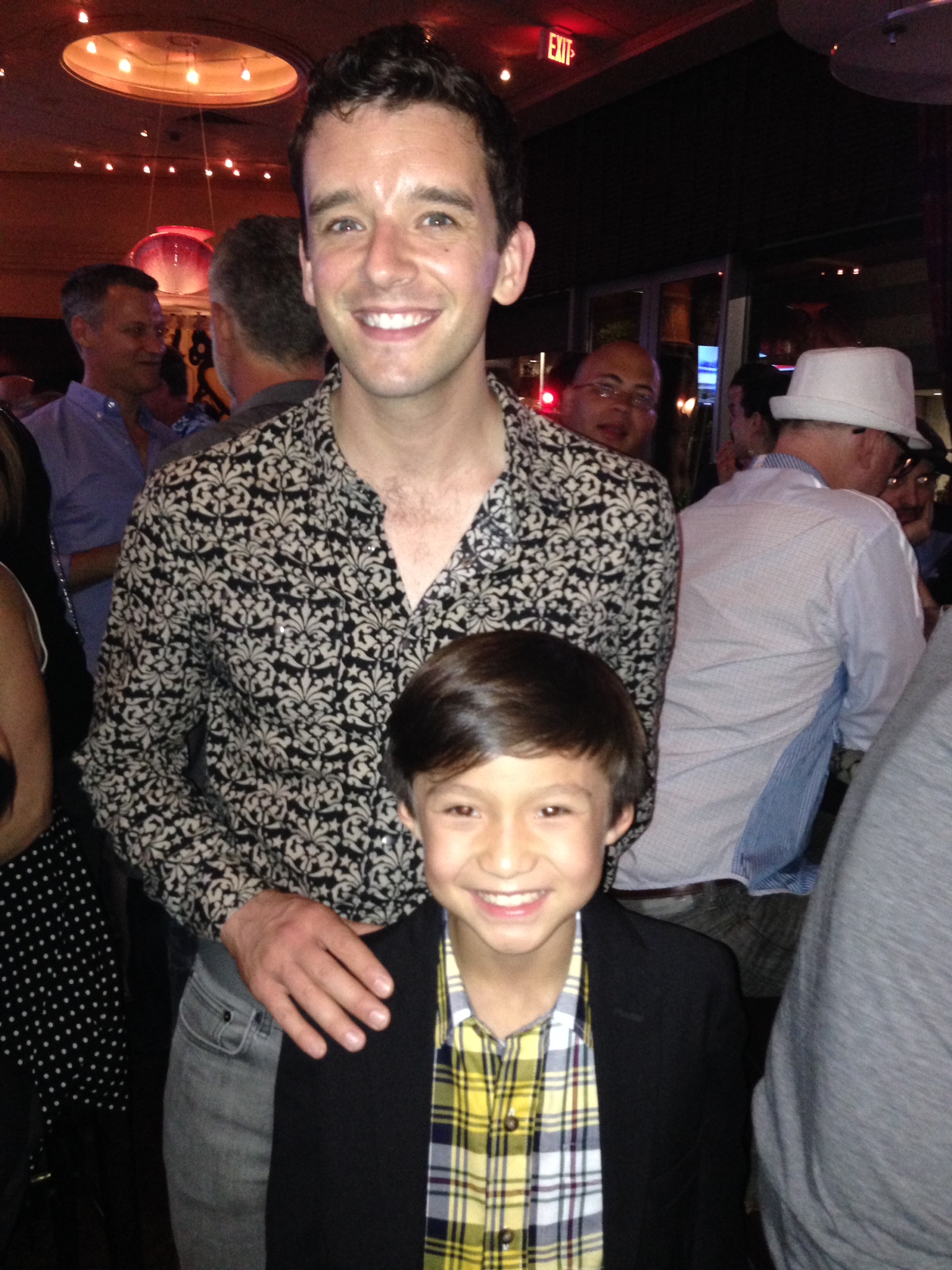 Michael Urie and Forrest Wheeler at 