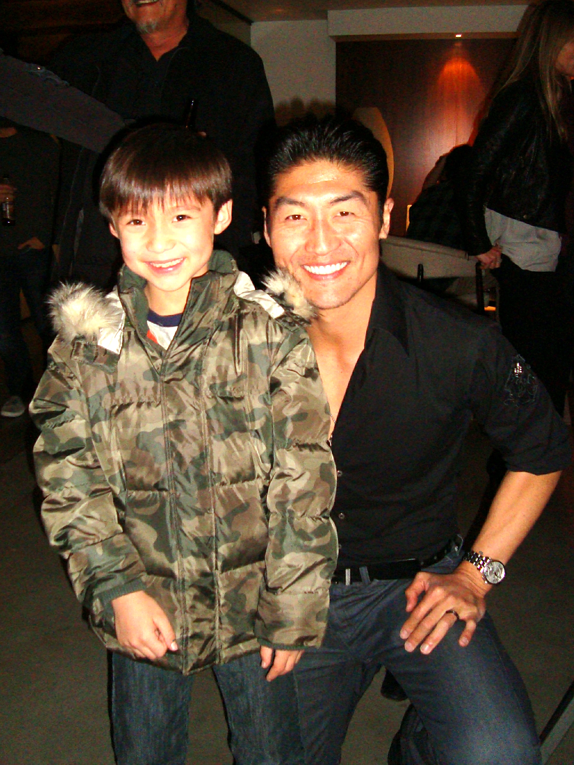 Brian Tee and Forrest Wheeler at the Mortal Kombat: Legacy Wrap Party