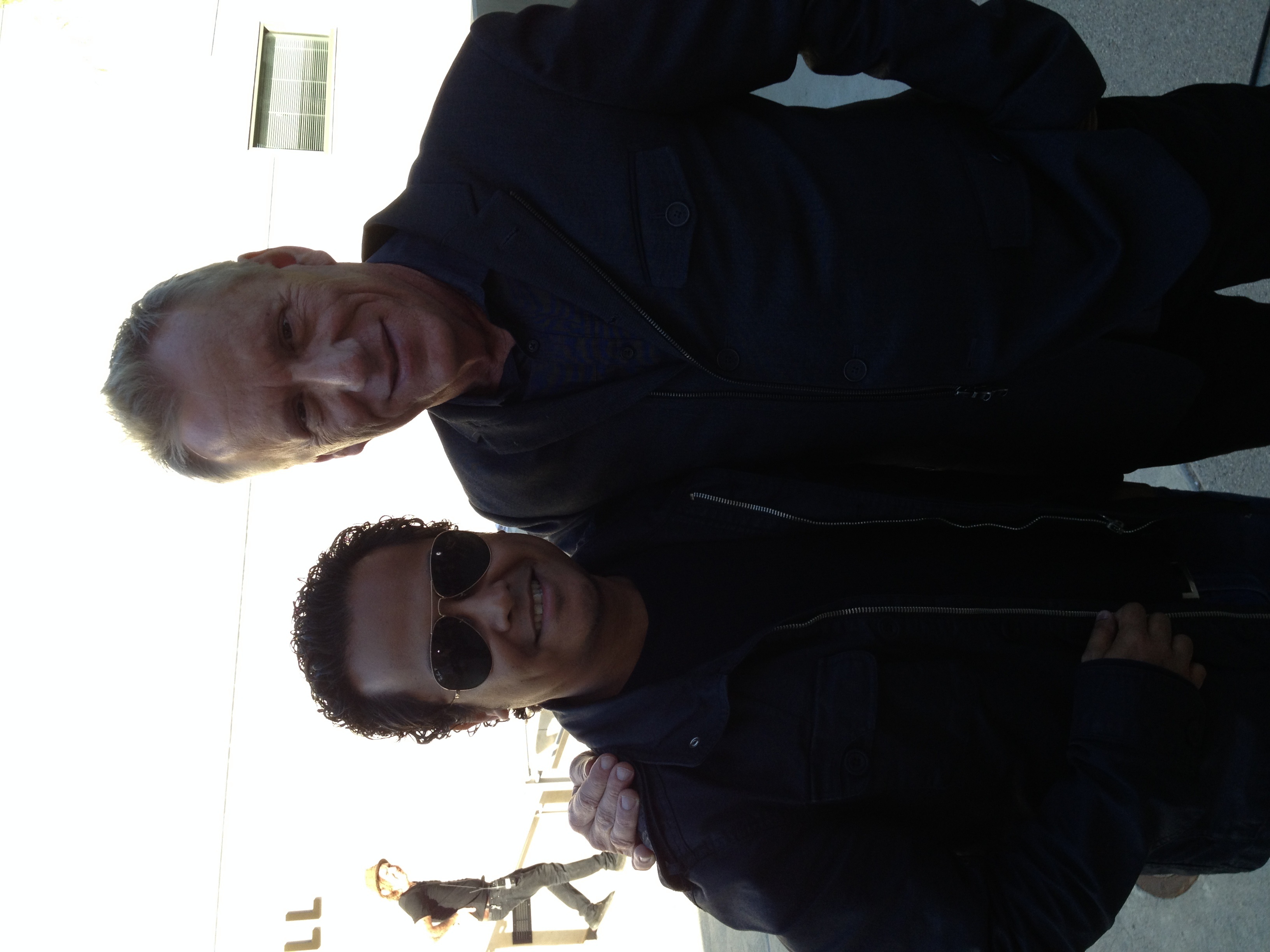 with James Woods