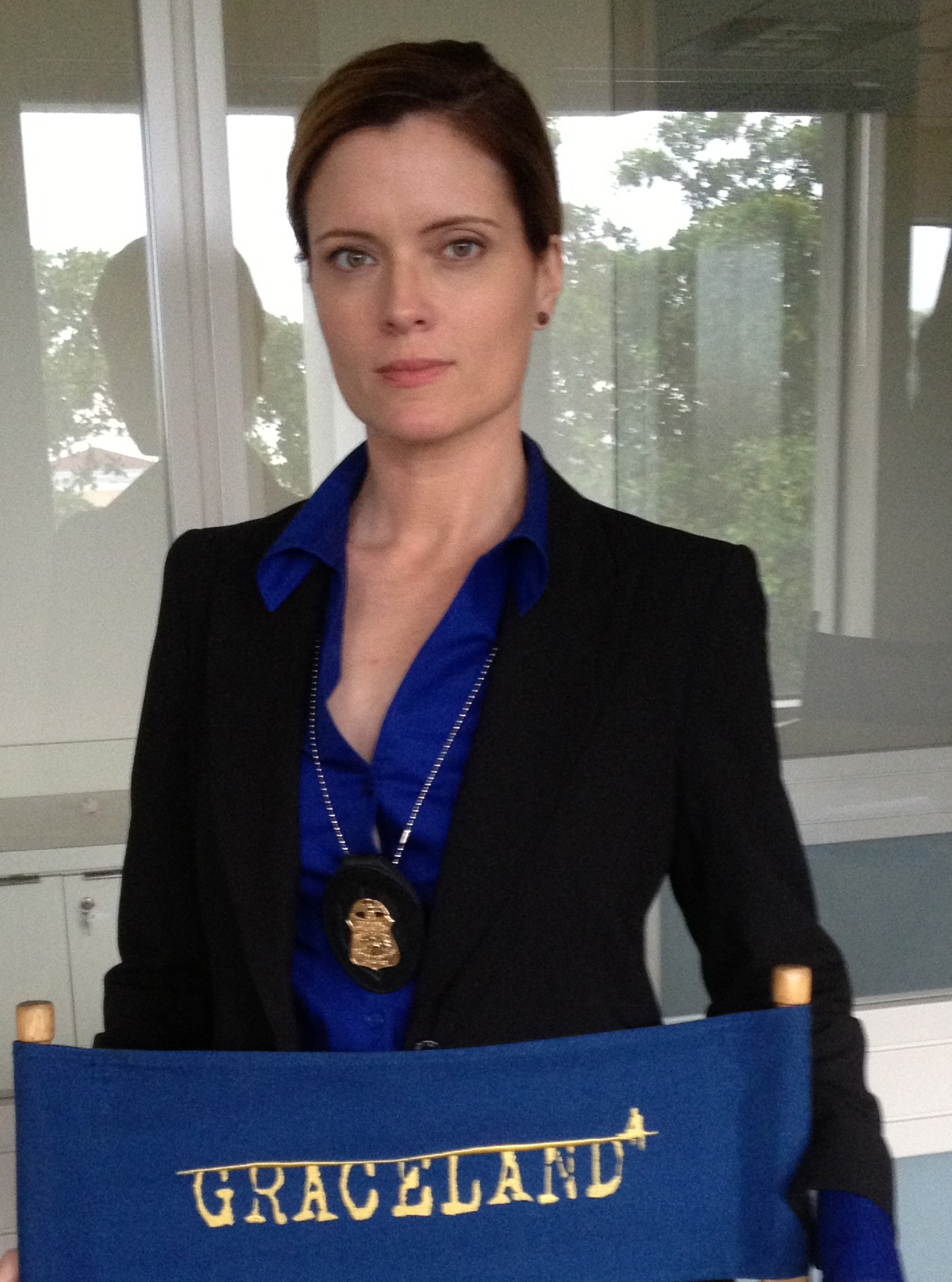 Tamara Jones as an FBI agent, on USA's Graceland.