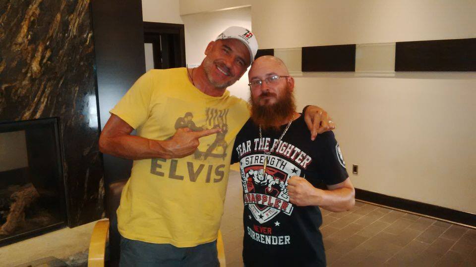 UFC Fighter/Actor Bas Rutten and me