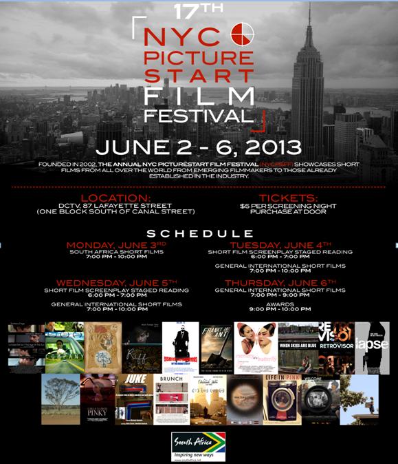 'Brunch' screens at the 17th NYC Picture Start Film Festival in New York, Seattle and South Africa
