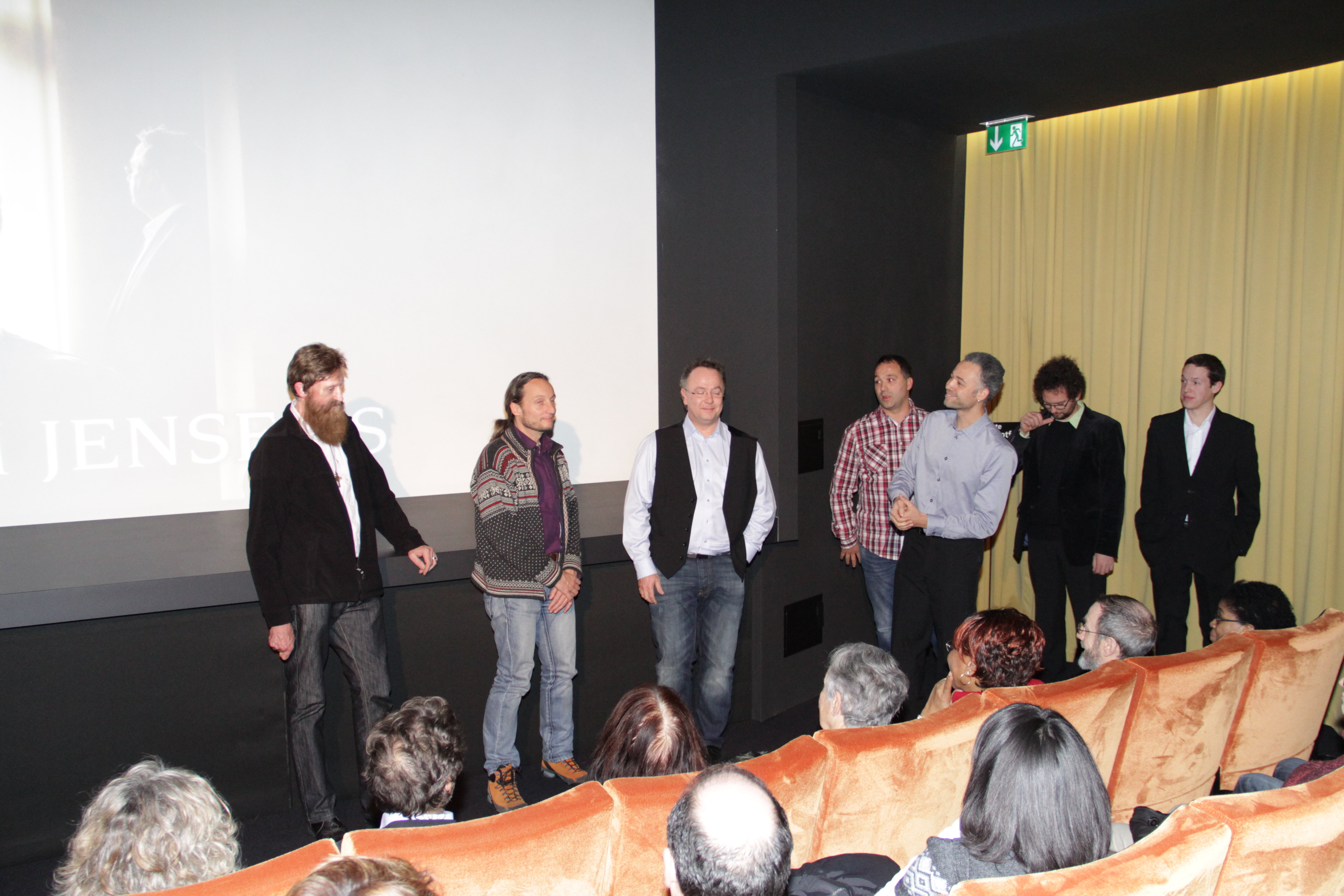 Daniel Laufer, O'Neil Bürgi, Louis F. Golay, Marjorie Bürgi, Eduard Bürgi, Emilio Cocciadiferro, Andreas Meile, Hans Peter Roth and Sam Hess in Fenster zum Jenseits (2012)