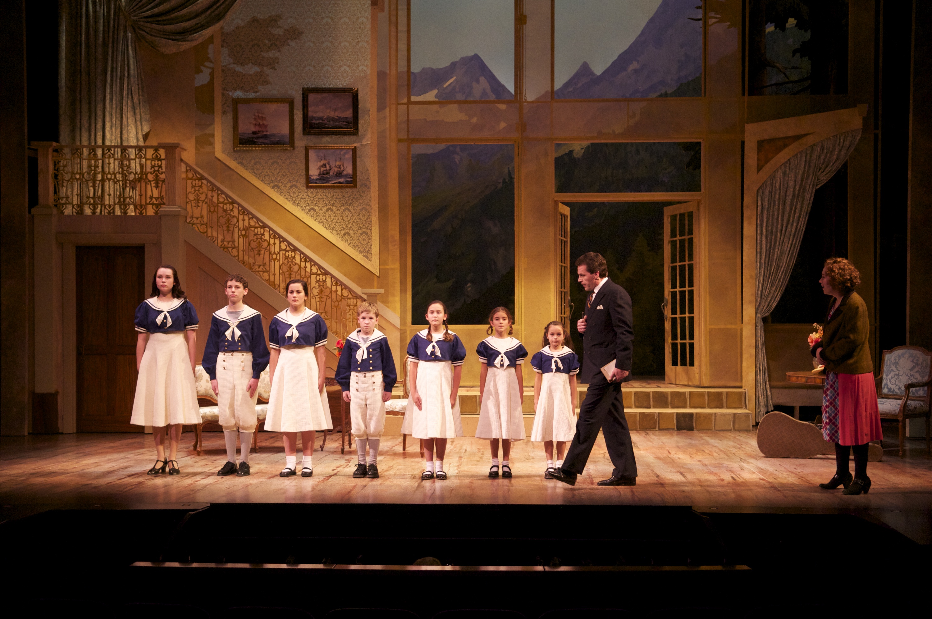 Justin Ellings as Kurt von Trapp in the Sound of Music at Skylight Music Theatre.
