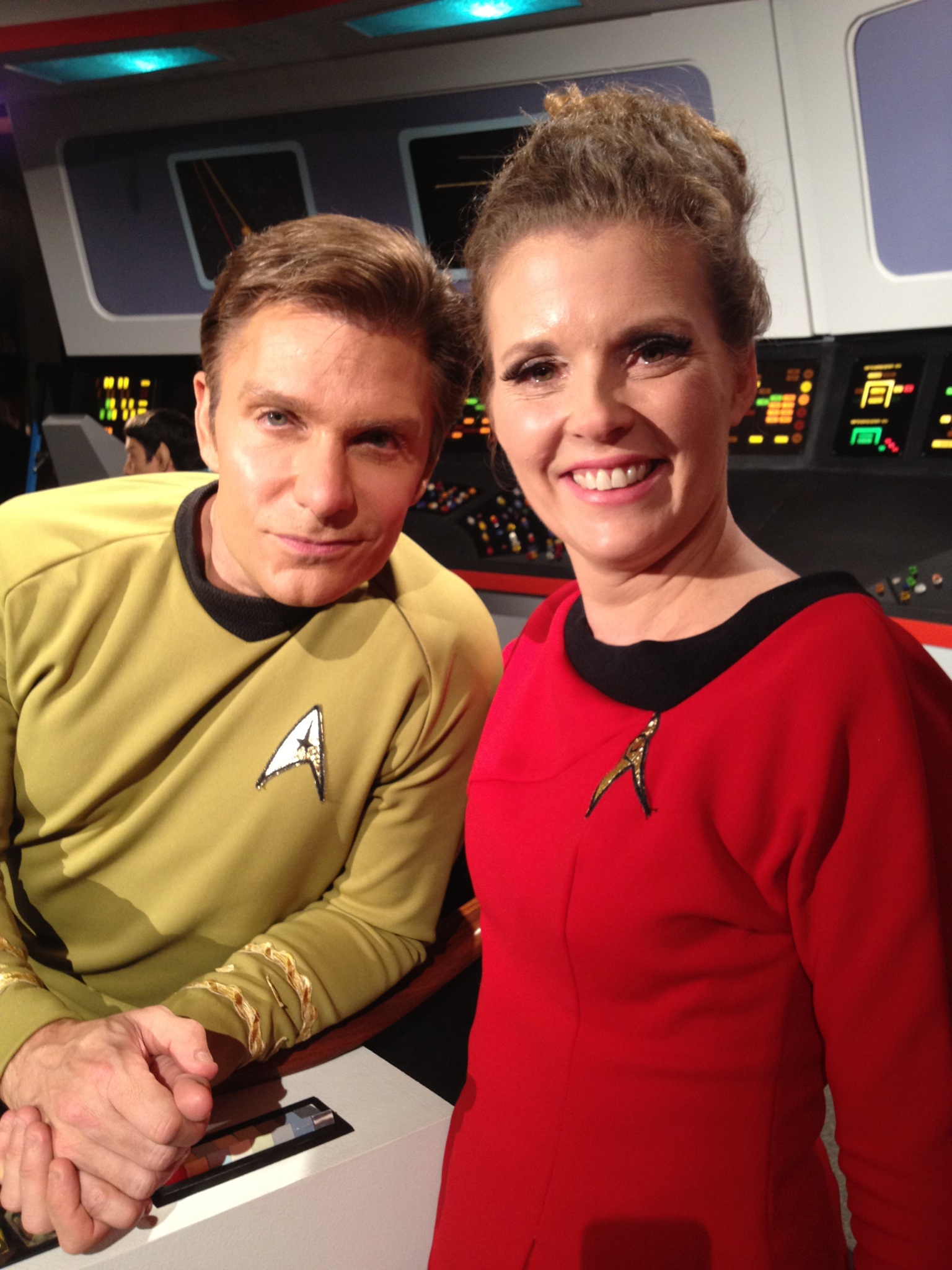 with Vic Mignogna as Captain Kirk