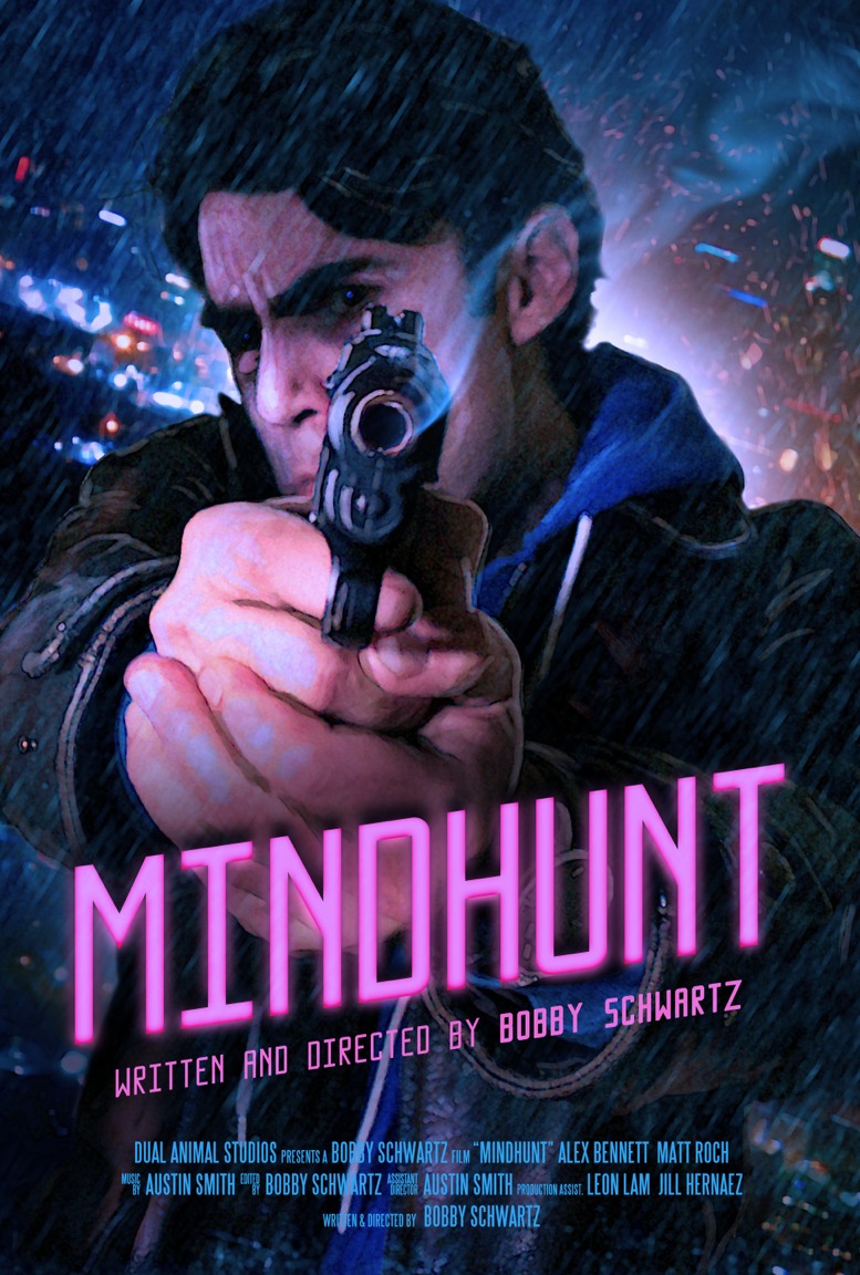 Alex Bennett. Official MINDHUNT poster