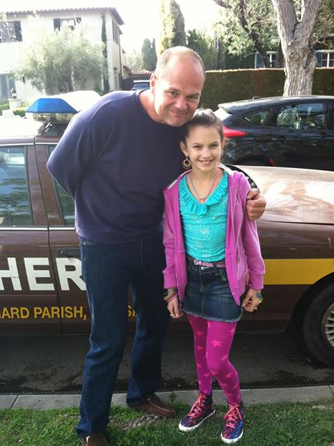 Chloe East and Chris Bauer on location of True Blood Episode 604 Im Your Man