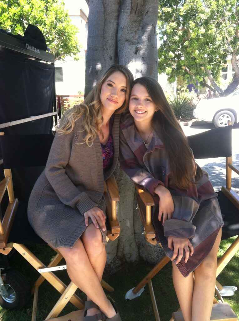 On the set of Jessica Darlings It List