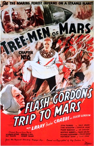 Buster Crabbe, Jean Rogers and C. Montague Shaw in Flash Gordon's Trip to Mars (1938)