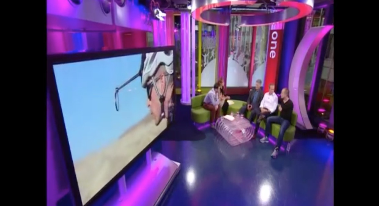 Alex Flynn on the BBC1 One Show October 17, 2012