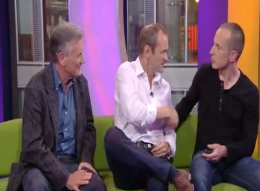Alex Flynn on the BBC1 One Show October 17, 2012 With Michael Palin and Alexander Armstrong