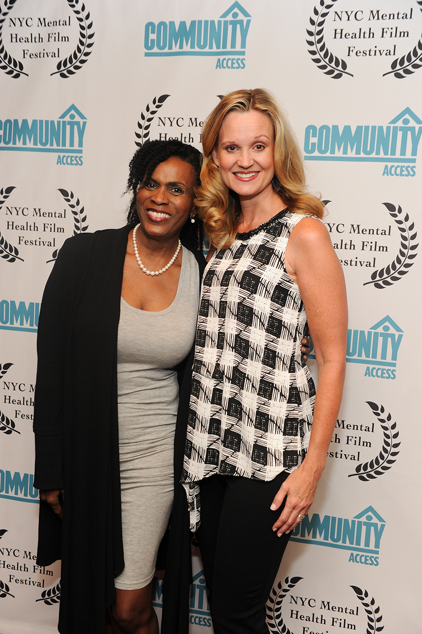 Cheryl Allison and Janet Hubert at the premiere of their film No Letting Go.