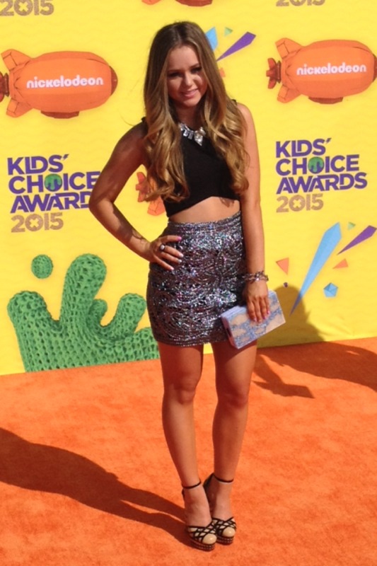 Brec Bassinger Kids' Choice Awards 2015 Orange Carpet