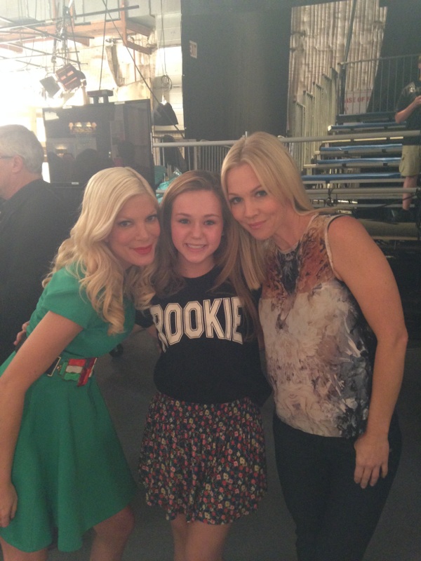 Mystery Girls- Brec Bassinger with Tori Spelling and JennieGarth