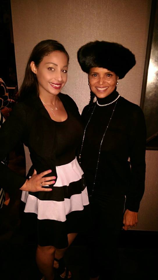 Actress Victoria Rowell and I