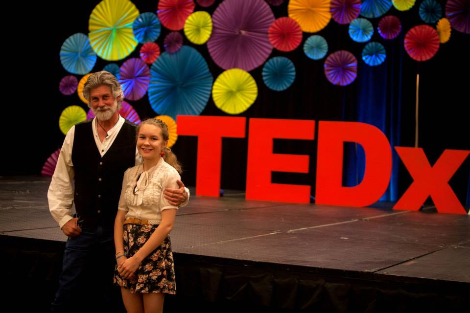 With my daughter Alana, May 2015, TEDxABQ Women 2015, my TEDx Talk 