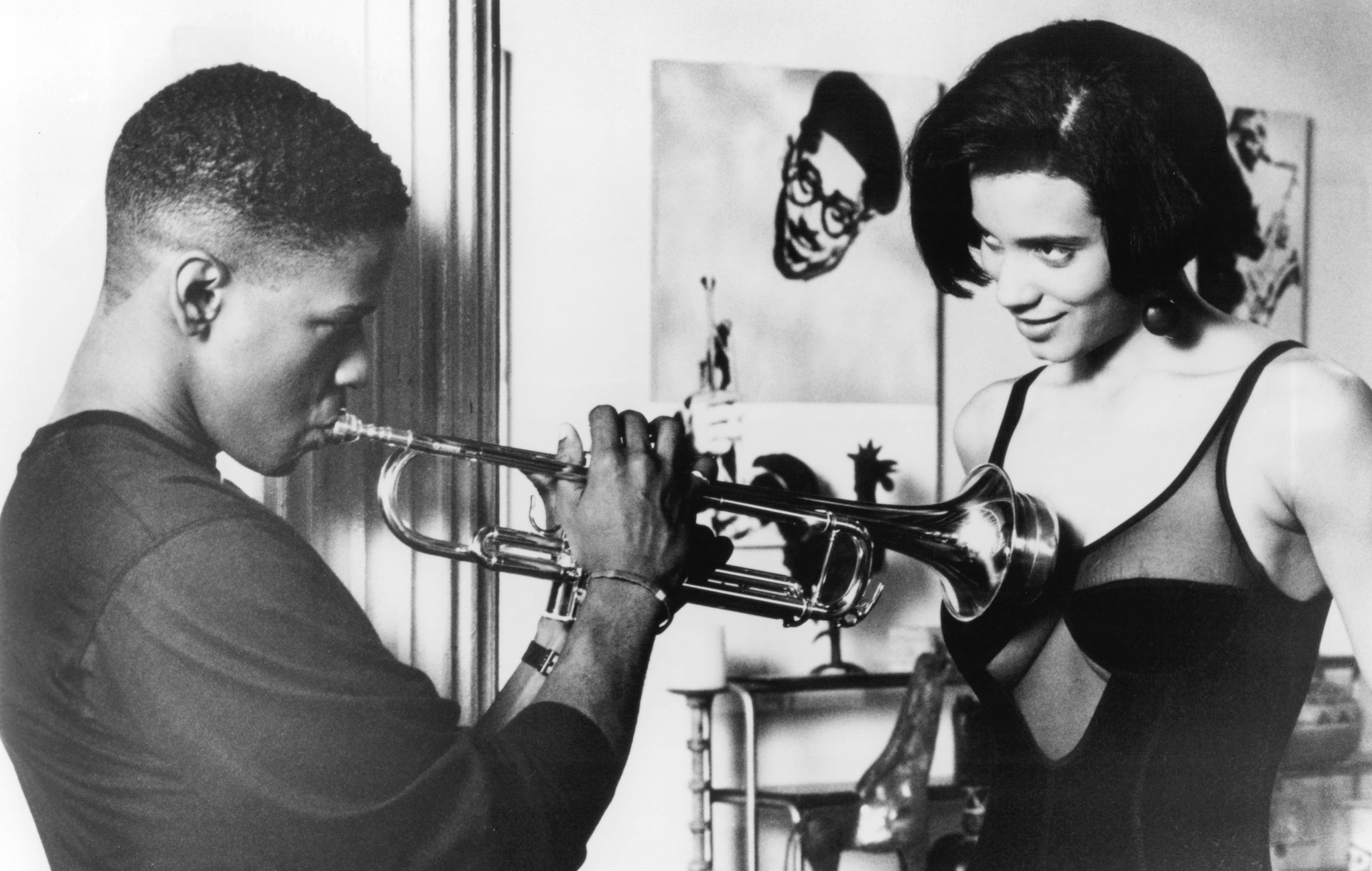 Still of Denzel Washington and Cynda Williams in Mo' Better Blues (1990)