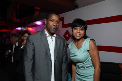 Denzel Washington and Taraji P. Henson at event of Metro uzgrobimas (2009)