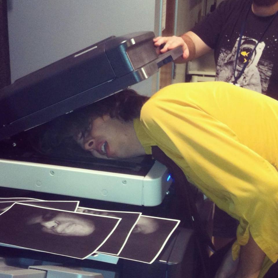 Matty Cardarople making a copy of himself.