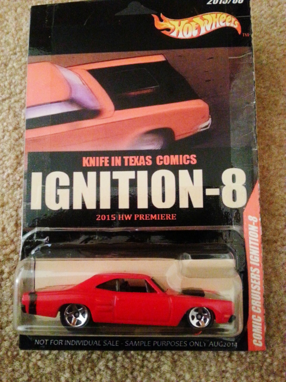 HOT WHEELS IGNITION-8 2015 Prototype diecast release for forthcoming comic in SEP14
