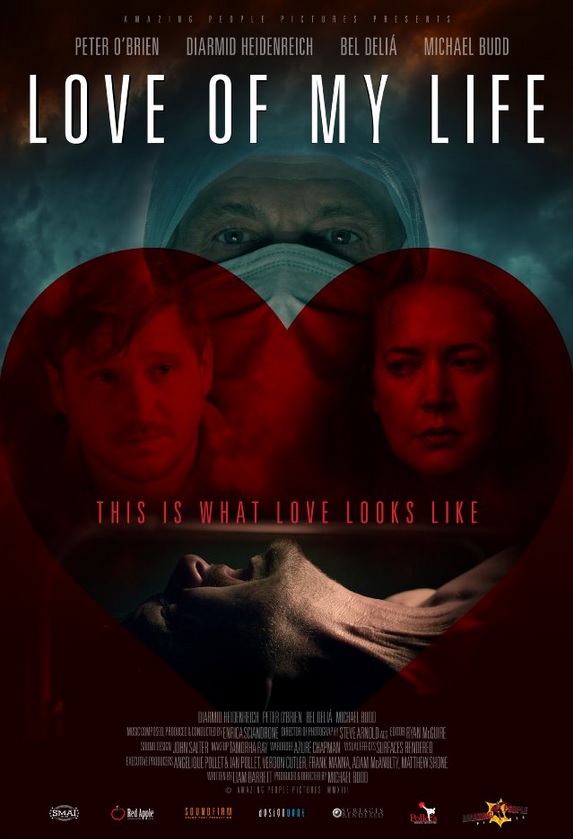 HORROR/THRILLER Feature Film 'Love of my Life' Official Movie Poster. Darren finally gets to portray his favorite rock icon ELVIS on screen.