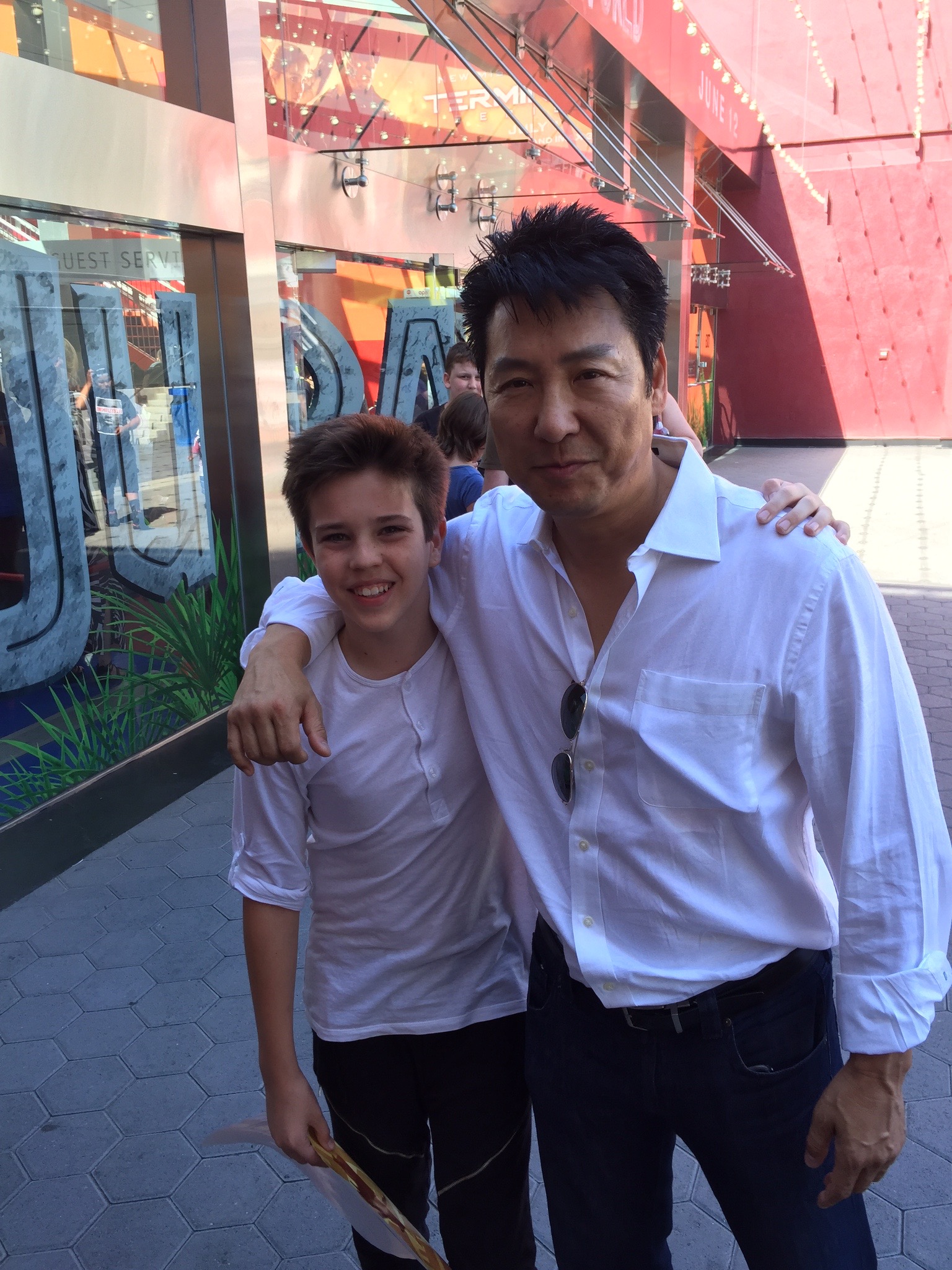 Seth with writer/director of Underdog Kids Phillip Rhee at the LA Premier