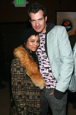 Brett Simon and Zoë Kravitz at event of Assassination of a High School President (2008)