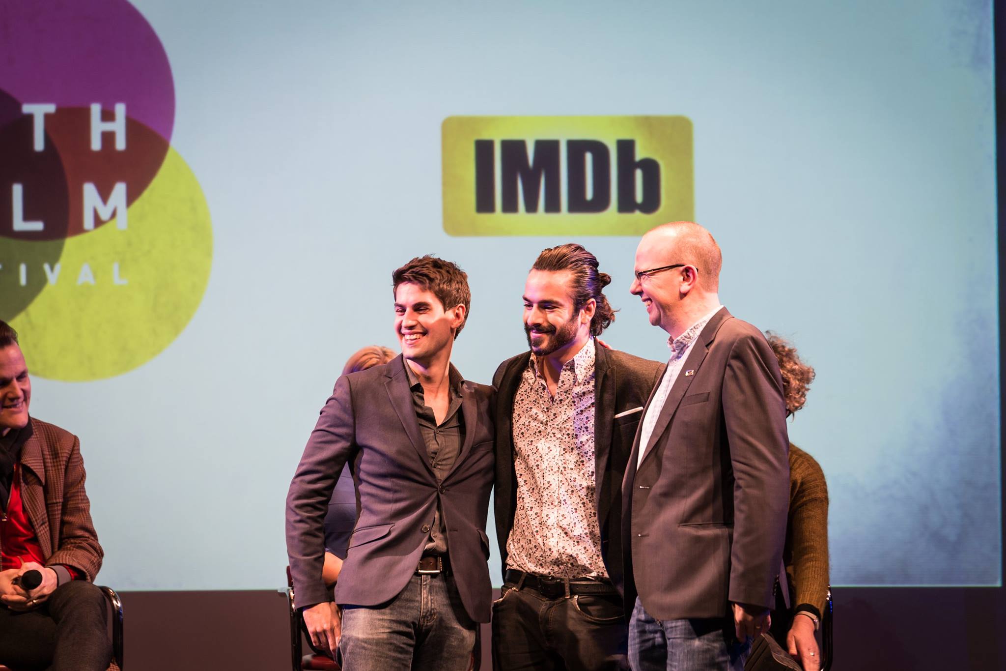 With Director, Jake Balfour-Lynn and CEO of IMDb, Col Needham at the IMDb Awards.