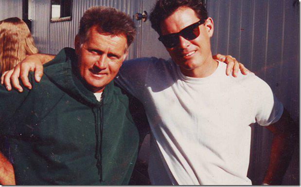Martin Sheen and David O'Neill in Canada on the set of Cadence