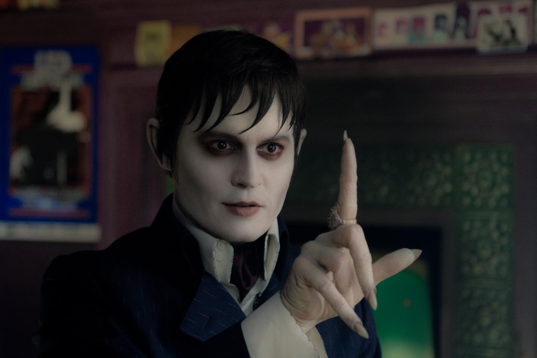 JOHNNY DEPP stars as Barnabus Collins in Warner Bros. Pictures and Village Roadshow Pictures DARK SHADOWS, a Warner Bros. Pictures release.