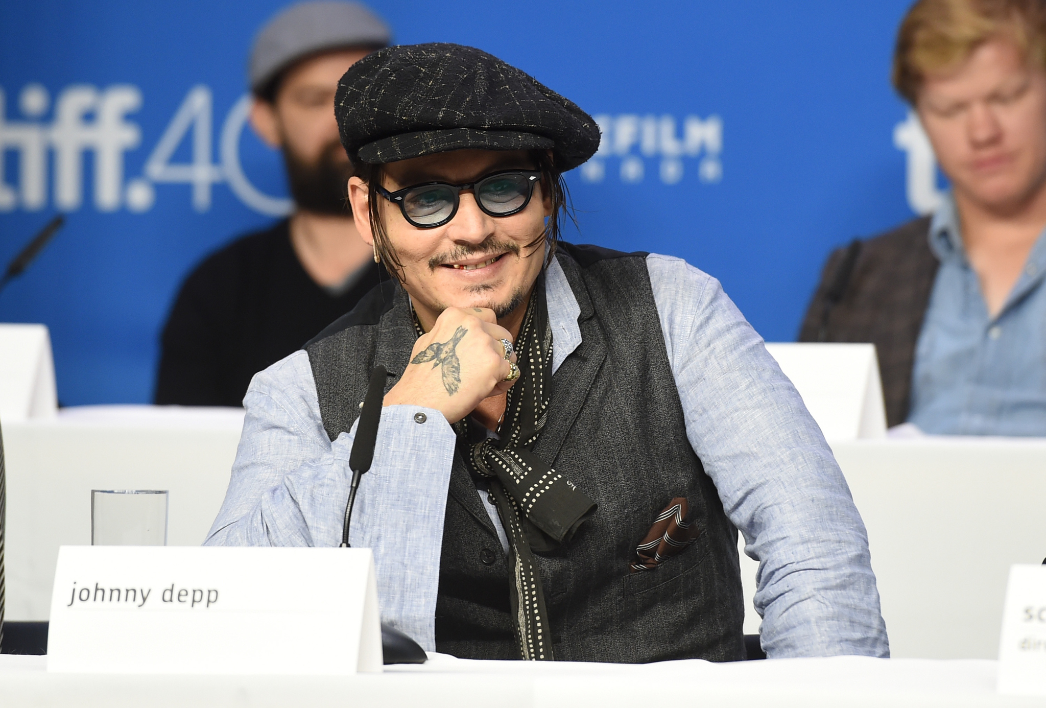 Johnny Depp at event of Juodosios misios (2015)