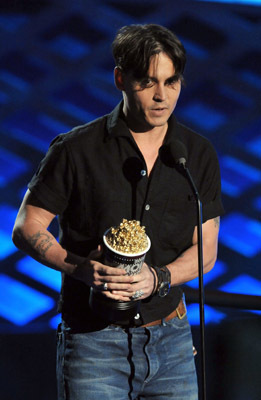 Johnny Depp at event of 2008 MTV Movie Awards (2008)