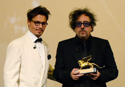 Johnny Depp and Tim Burton