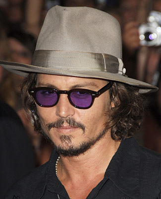 Johnny Depp at event of Karibu piratai: numirelio skrynia (2006)