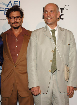 Johnny Depp and John Malkovich at event of The Libertine (2004)