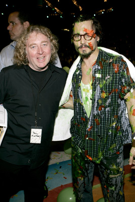 Johnny Depp and Paul Flattery at event of Nickelodeon Kids' Choice Awards '05 (2005)