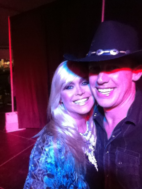 On Stage with Actress and Hypnotist Catherine Hickland