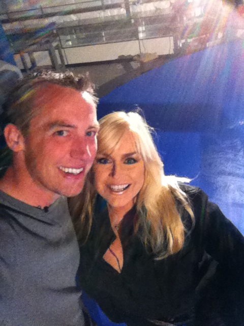 On Set with Actress Catherine Hickland