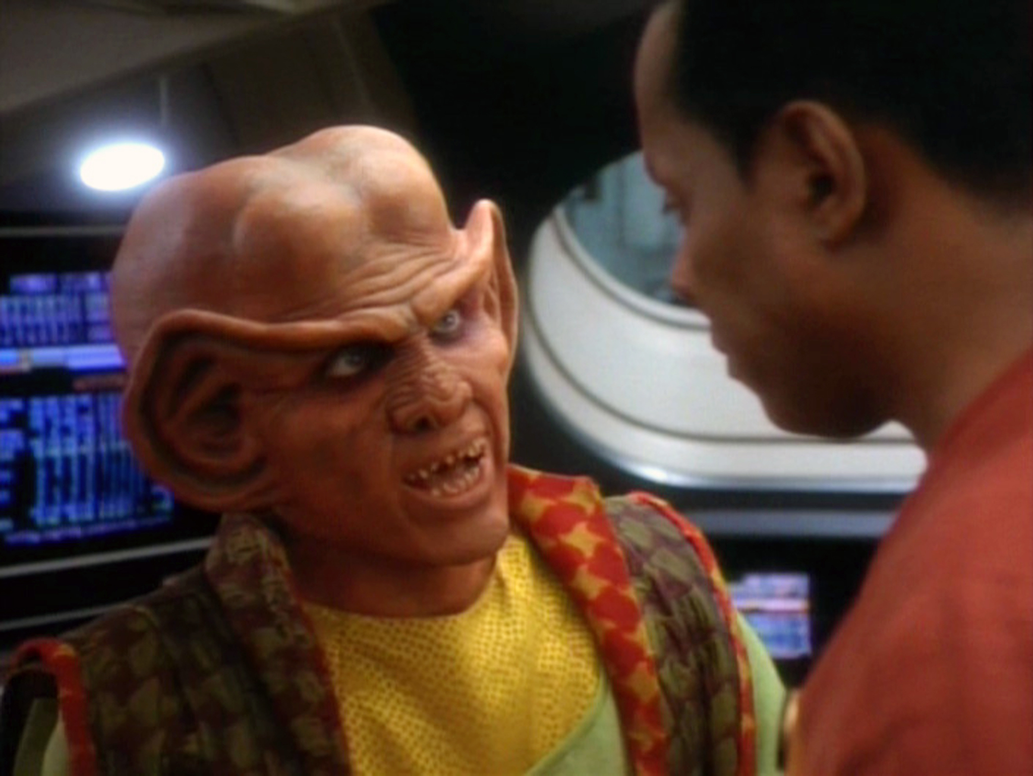 Still of Avery Brooks and Armin Shimerman in Star Trek: Deep Space Nine (1993)