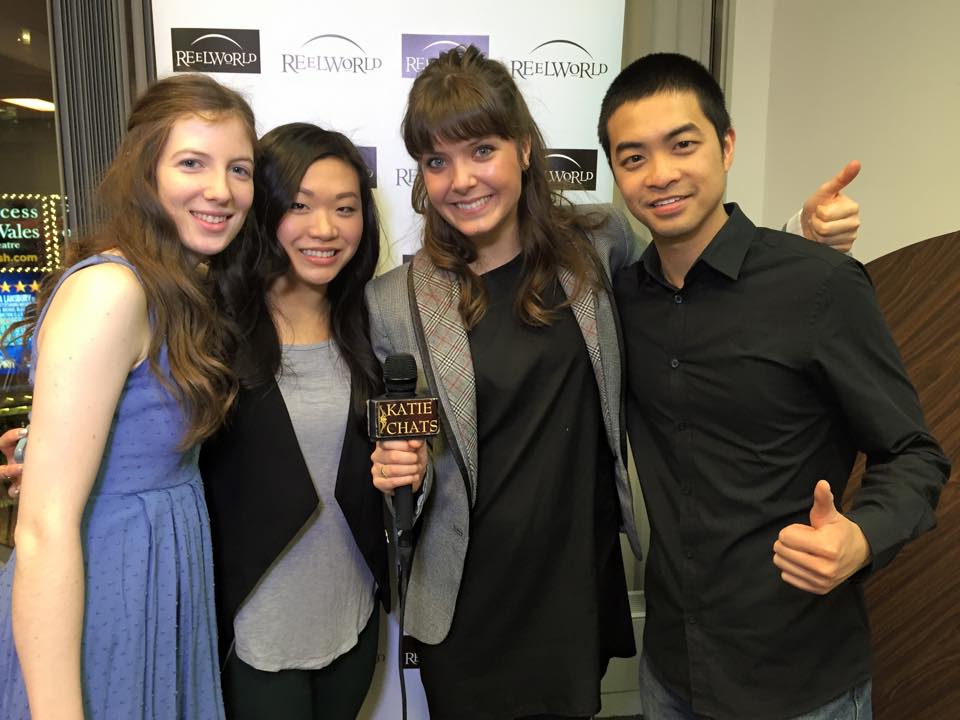 Cleo Tellier, Annie Chen, Katie Uhlmann and Alexander Wong at the press junket of Reel World Film Festival (2015)